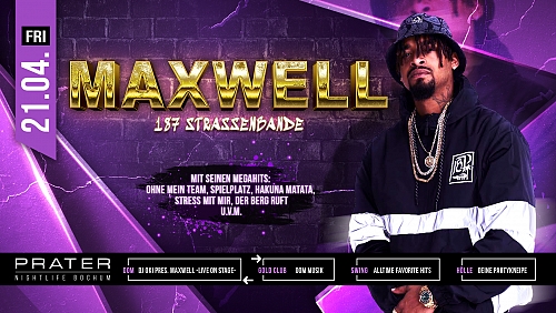 Maxwell -live on Stage-